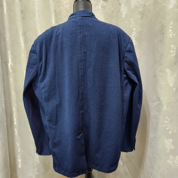 SOUL OF LONDON Men's Blue Denim Big and Tall Slouch Jacket (50T) - Picture 4 of 11